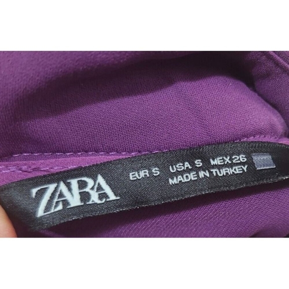 Zara side button mock neck midi dress Size S - Picture 8 of 15